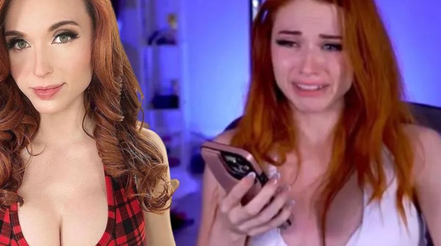 Gözyaşları içinde kocasının cinsel yayın yapması için zorladığını itiraf eden Twitch yayıncısı Amouranth, sosyal medyaya hızlı döndü