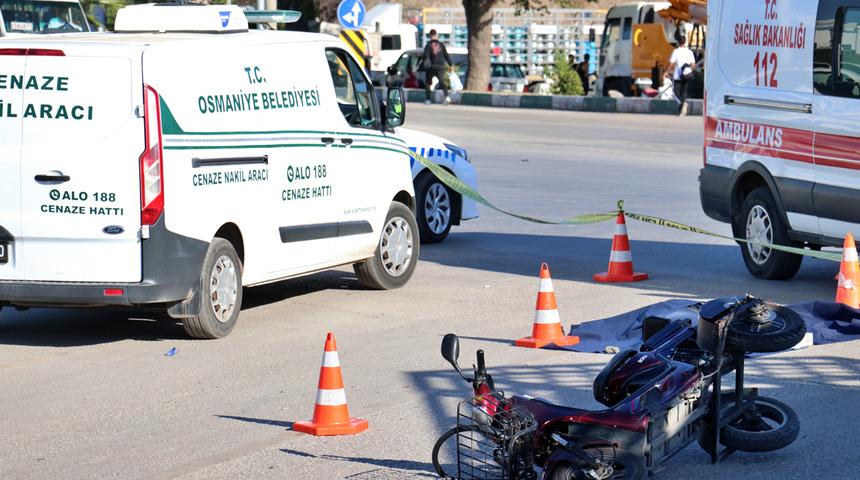 Kamyon elektrikli bisiklete çarptı: 1 ölü, 1 yaralı