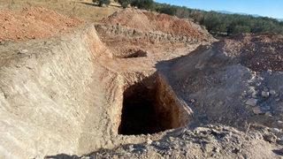 2 şüpheli şahıs kaçak kazı yaparken suçüstü yakalandı!