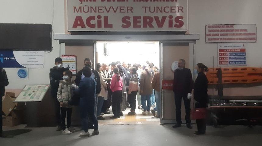 Aydın'da 106 &ouml;ğrenci gıda zehirlenmesi ş&uuml;phesiyle hastaneye kaldırıldı