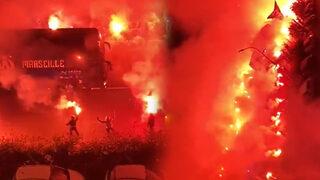 Marsilya taraftarı işi biraz abarttı! 12 bin kişiyle inanması zor gösteri...