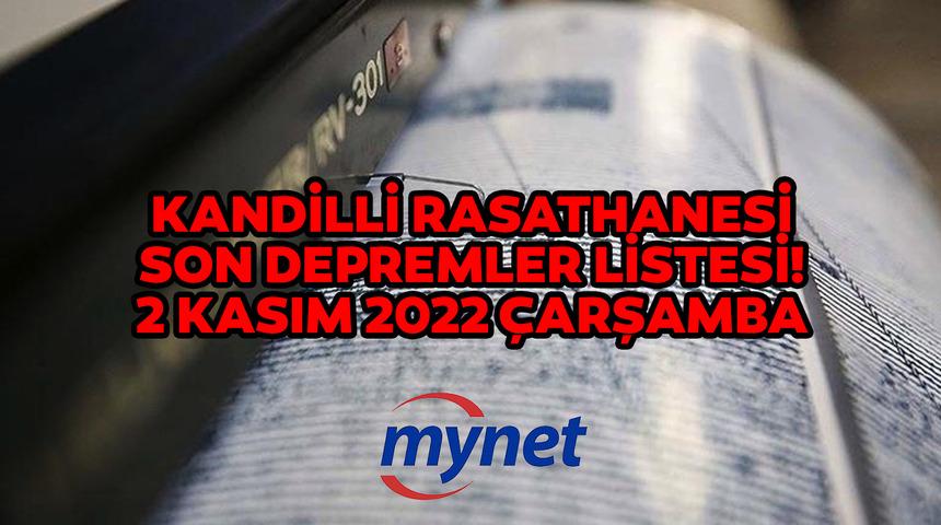 Antalya'da deprem mi oldu, kaç şiddetinde? 2 Kasım Çarşamba AFAD ve Kandilli Rasathanesi son depremler listesi