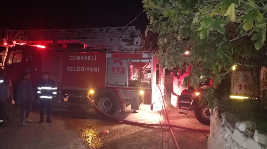 Bilecik'te müstakil evde çıkan yangında 1 kişi öldü