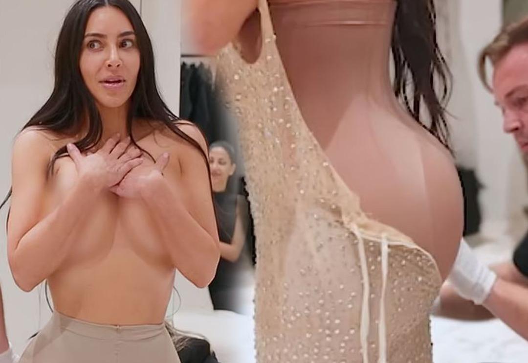 Kim Kardashian Marilyn Monroe'nun elbisesine sığamayınca 10 kilo verdi! O anlar olay oldu