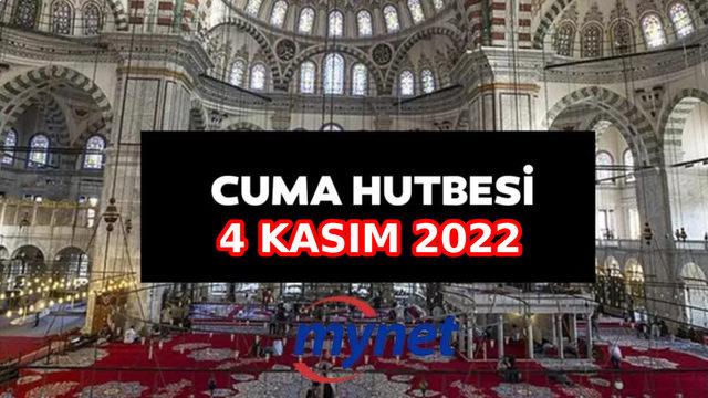 CUMA HUTBESİ KONUSU 4 Kasım 2022! Cuma Hutbesi konusu nedir? Diyanet yayımladı: 'Hayat rehberimiz Kur'an'