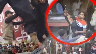 Son dakika | Eski başbakan İmran Han'a suikast girişimi: Saldırgan linçten zor kurtuldu! Saldırı anı kamerada