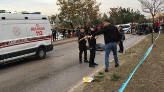 Bursa'da beton mikserinin altında kalan bisikletli çocuk hayatını kaybetti