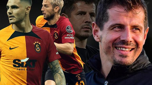 Emre Belözoğlu'ndan sihirli dokunuş! Galatasaraylılar Mertens ve Icardi'yi topa tutuyor...