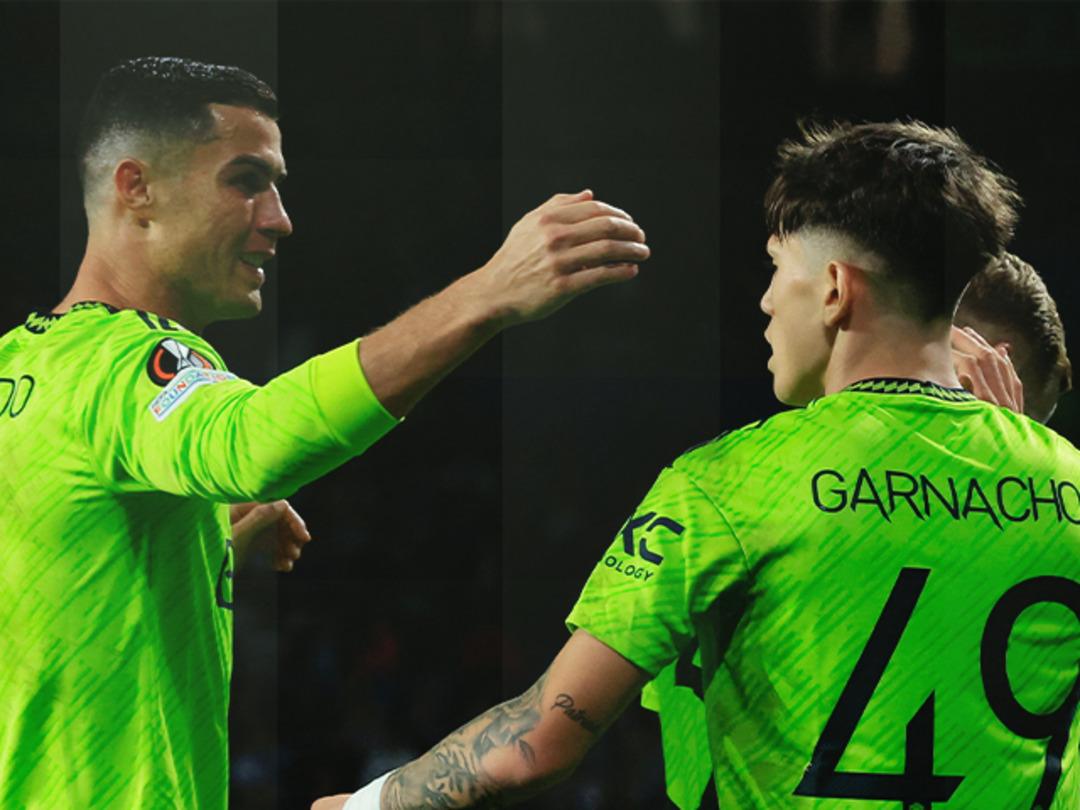 Kader bir araya getirdi! Manchester United'ın gen&ccedil; yıldızı Garnacho Ferreyra &uuml;&ccedil; g&uuml;nl&uuml;kken, g&ouml;zyaşlarına şahit olduğu Cristiano Ronaldo ile bu kez beraber sevindi...