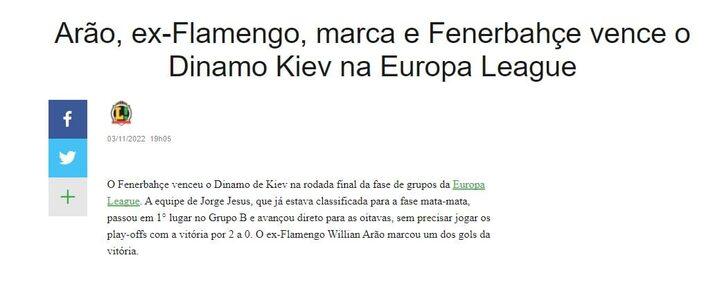Dinamo Kiev Fenerbahçe maçının ardından Sarı-Lacivertliler dünyanın gündeminde... Öyle manşetler attılar ki! "Kalecileri benden daha zeki" G5