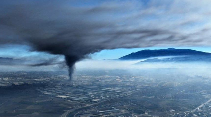 Bursa'da korkutan tablo! Yangın, kentin hava kalitesini düşürdü