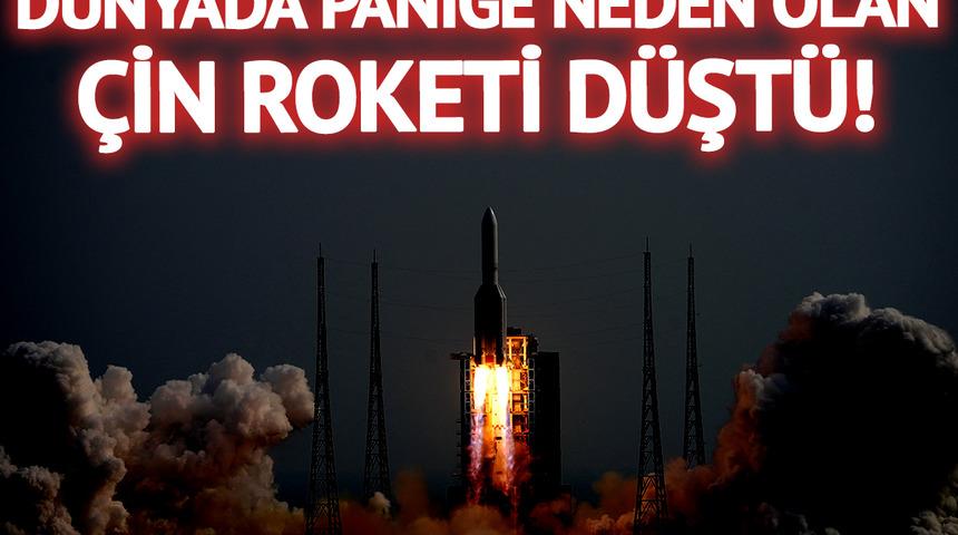 SON DAKİKA | Dünya derin bir nefes aldı! 10 katlı bina yüksekliğindeki Çin roketi parçalanarak Pasifik Okyanusu'na düştü