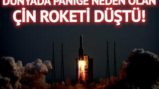 SON DAKİKA | Dünya derin bir nefes aldı! 10 katlı bina yüksekliğindeki Çin roketi parçalanarak Pasifik Okyanusu'na düştü
