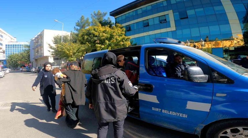 Siirt’te zabıtadan dilenci denetimi