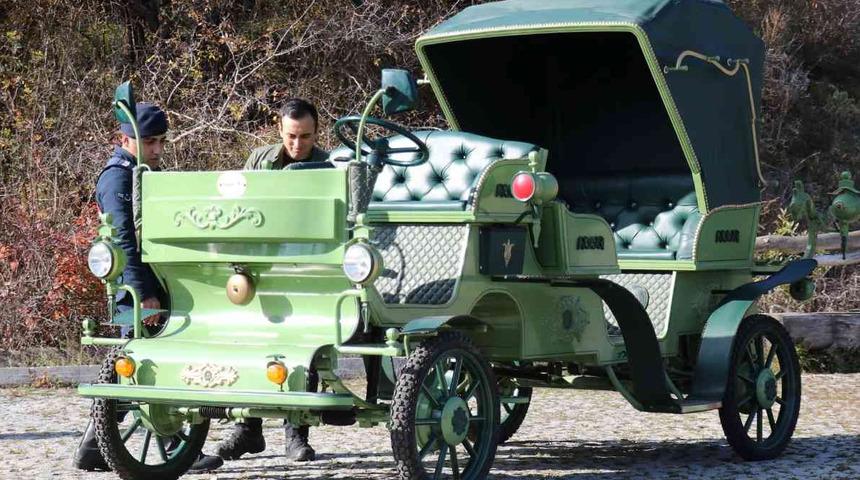 Abant Milli Parkı’nda yeni dönem başladı! Elektrikli faytonun ilk sürüşü yapıldı