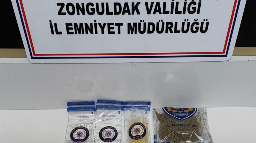 Zonguldak’ta uyuşturucu operasyonu! 1 şüpheli tutuklanarak cezaevine gönderildi