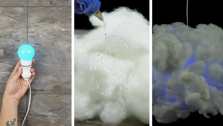 Şirin bulut lambaların ışığıyla &ccedil;ocuklara iyi uykular! 