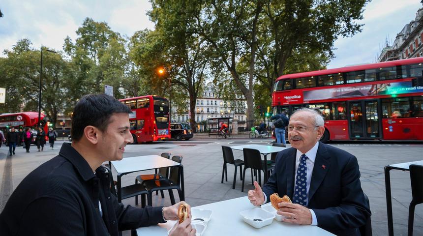 Erdoğan "İngiltere'nin hamburgeri Amerika'dan daha mı iyi?" demişti! Kılıçdaroğlu'ndan hamburgerli paylaşım