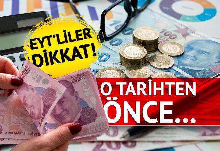 SON DAKİKA HABERİ | EYT bekleyen herkesi etkileyecek! Elinizi çabuk tutun 1 Ocak 2023'te 62 bin liraya çıkabilir