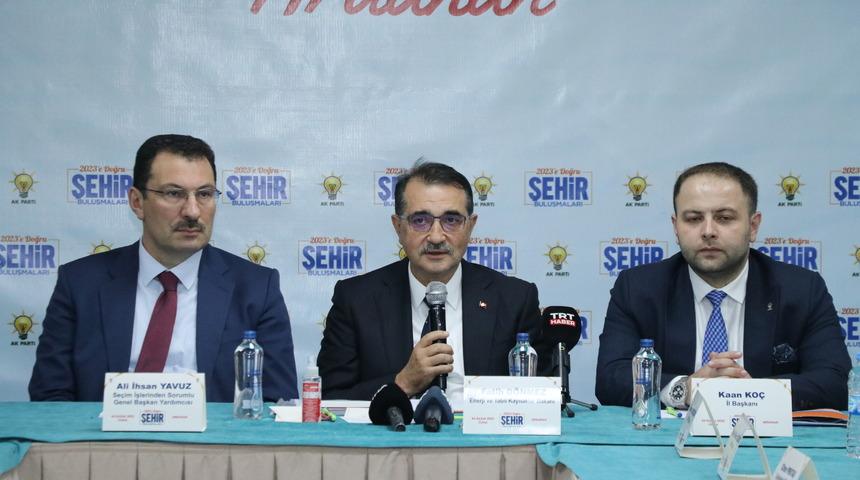 Enerji ve Tabii Kaynaklar Bakanı Dönmez'den 'enerji politikaları' açıklaması