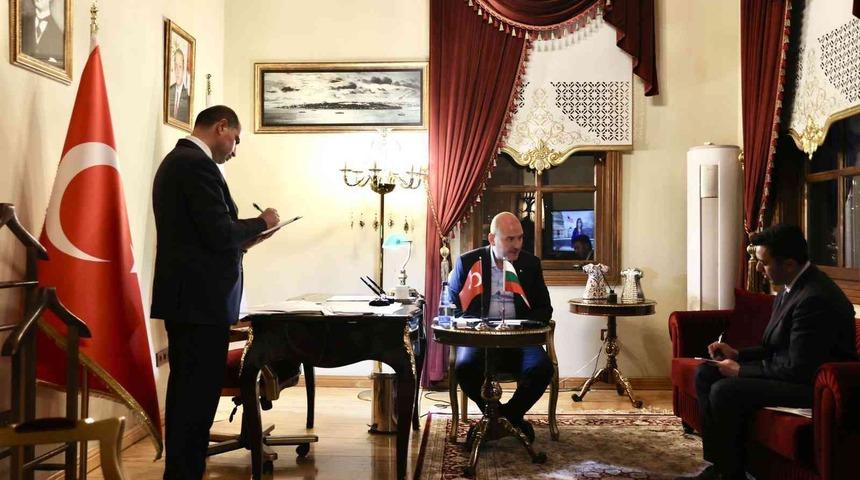 İçişleri Bakanı Soylu, Bulgar mevkidaşı Demerdzhiev ile telefonda görüştü