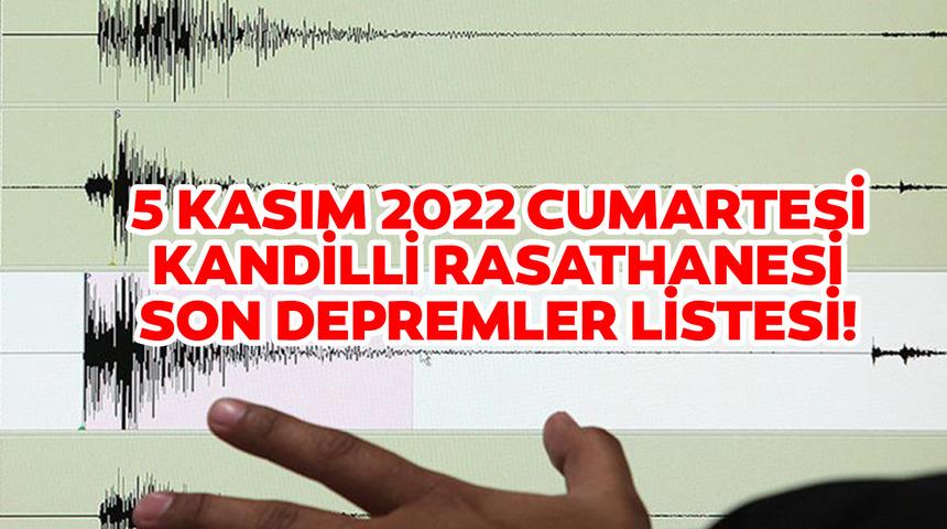 Muğla'da 4.1 şiddetinde deprem! 5 Kasım deprem mi oldu, nerede, kaç şiddetinde? 5 Kasım 2022 Cumartesi AFAD'dan son dakika açıklaması