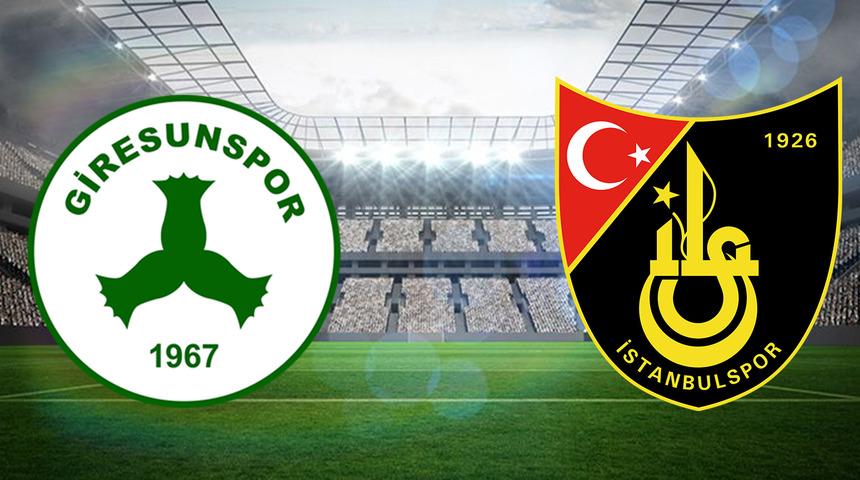 Giresunspor İstanbulspor maçı saat kaçta, hangi kanalda? Giresunspor İstanbulspor maçı canlı yayın bilgileri!