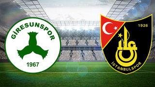 Giresunspor İstanbulspor maçı saat kaçta, hangi kanalda? Giresunspor İstanbulspor maçı canlı yayın bilgileri!