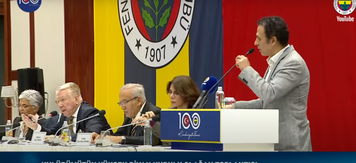 Fenerbahçe Yüksek Divan Kurulu'nda ortalık karıştı! O konuşmacıya salondan 'Yeter' tepkisi yükseldi... Uğur Dündar kürsüden böyle indirdi G1