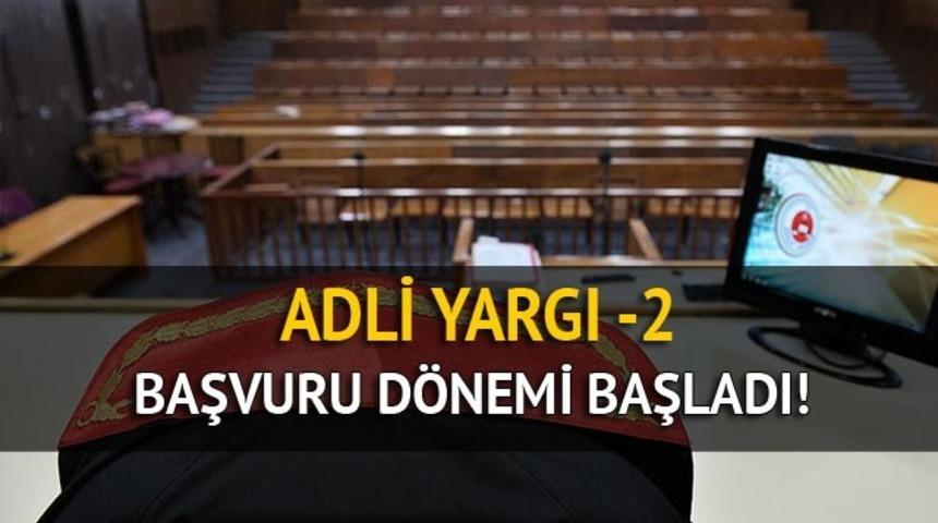 Adalet Bakanlığı Sınavları: 2017 Adli Yargı-2 sınavına hakim ve savcı adaylarının başvuruları alınmaya başlandı!