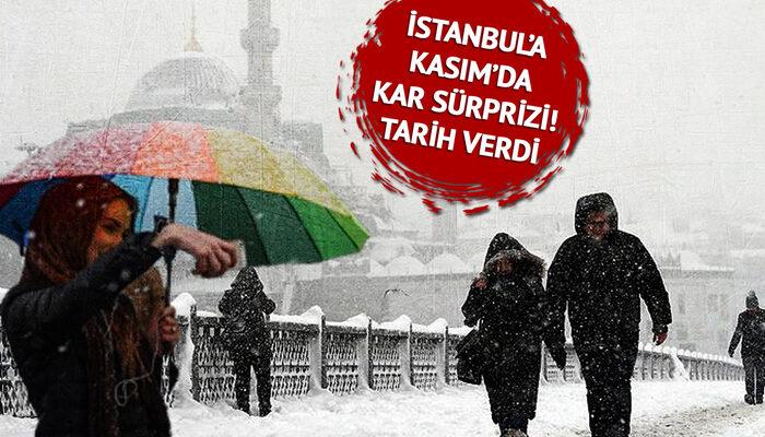 İstanbul için kar yağışı tahmini! 