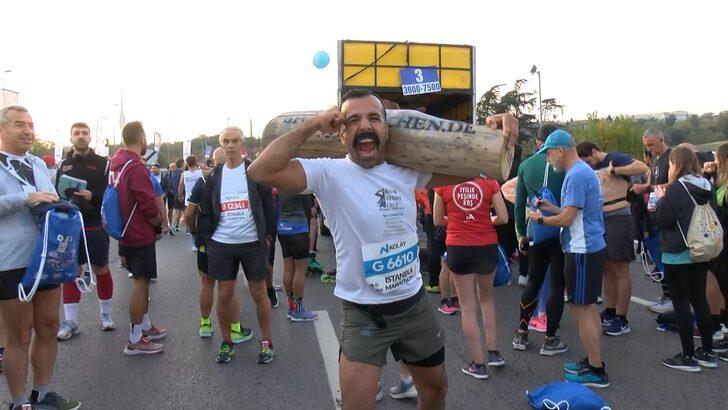 İstanbul Maratonu'nda görenler bir daha baktı! G1