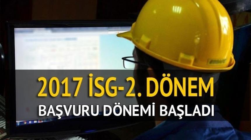 İSG 2. d&ouml;nem sınavı i&ccedil;in başvurular alınmaya başlandı! AİS'te İSG başvuru ekranı a&ccedil;ıldı!