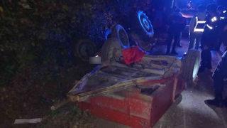 Sinop'ta devrilen traktörün altında kalan sürücü hayatını kaybetti