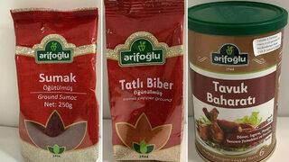 Türkiye'den ihraç edilen Arifoğlu baharatları kanserojen madde gerekçesiyle toplatıldı! Singapur'daki karar sonrası firmadan açıklama geldi