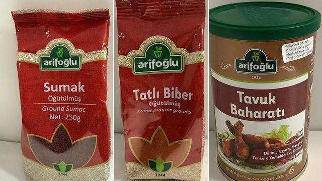 Türkiye'den ihraç edilen Arifoğlu baharatları kanserojen madde gerekçesiyle toplatıldı! Singapur'daki karar sonrası firmadan açıklama geldi