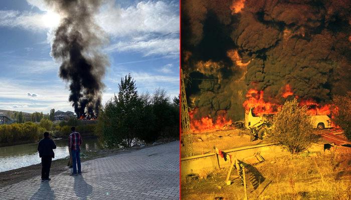Alev alev yanmaya başladı! Ağrı'da korkunç kaza