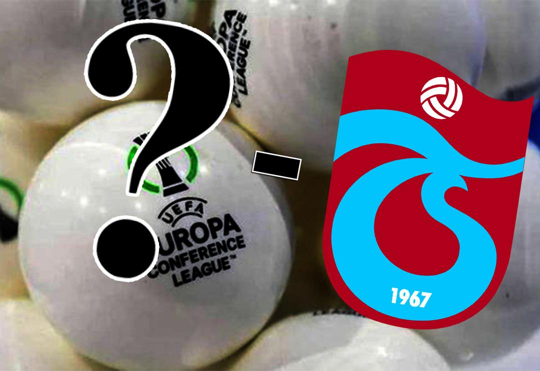 UEFA Konferans Ligi'ndeki temsilcimiz Trabzonspor'un rakibi belli oldu!