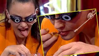 Hande Soral canlı yayında bakın ne yedi! Stüdyodakiler çığlık çığlığa... 