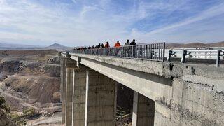 Kars-Erzurum arasındaki Taşlı Güney-2 Viyadüğü hizmete açıldı
