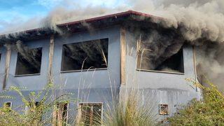 Muğla'da iki katlı binada çıkanda yangında hasar oluştu