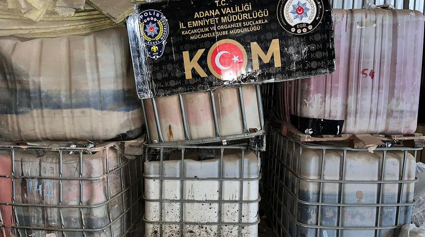 Polis baskınında bulundu! Tam 154 bin litre... Hepsi ele geçirildi