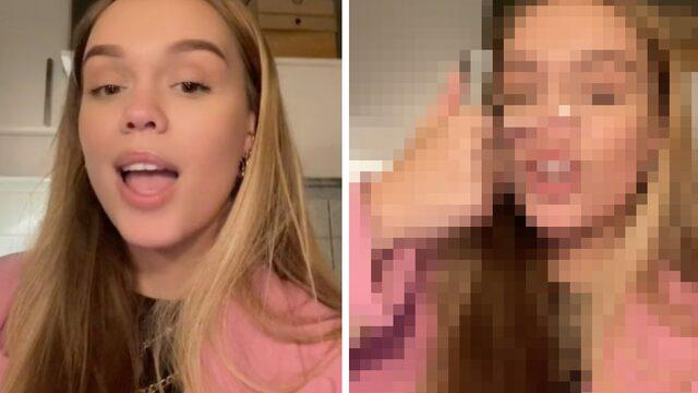 Burun kemiği olmadan doğan kadın burnunun şeklini TikTok'ta paylaştı! Görenler şaşırıyor