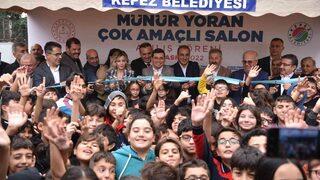 Kepez’den Namık Kemal Ortaokulu’na çok amaçlı salon