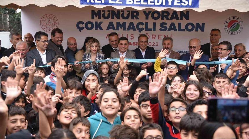 Kepez’den Namık Kemal Ortaokulu’na çok amaçlı salon