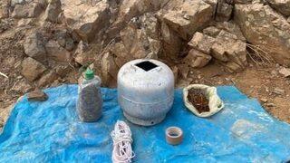 Yüksekova kırsalında patlayıcı ele geçirildi