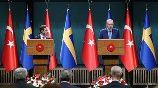 Son dakika: Cumhurbaşkanı Erdoğan, İsveç Başbakanı ile kameraların karşısında! O teröristin ismini verdi... 'Türkiye'ye deport edilmesi bizler için büyük önem arz ediyor'