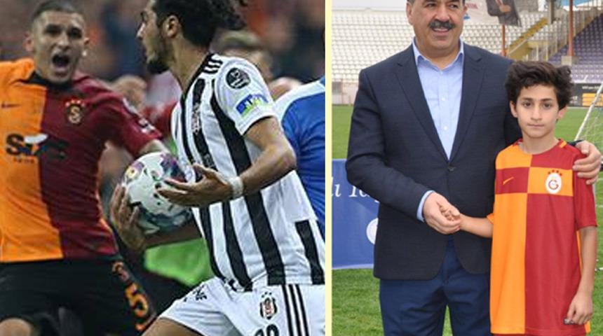 Galatasaray-Beşiktaş maçına damga vuran top toplayıcı çocuk Mert Efe Batmaz, Süper Lig tarihine geçti!