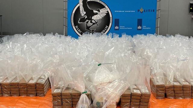 Hollanda'da 2 ton 814 kilogram kokain ele geçirildi! Bulunduğu yer şaşkına çevirdi