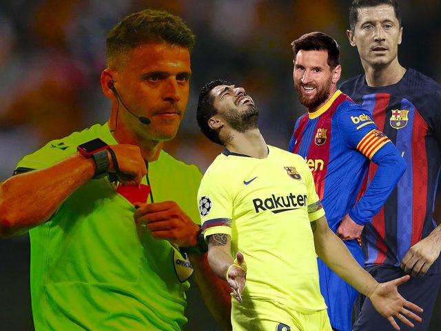 Barcelona'nın korkulu rüyası Gil Manzano! Efsane oyuncuların hepsine kırmızı kart gösterdi...